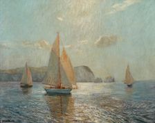 Light Airs off the Needles, c1938. Creator: Julius Olsson