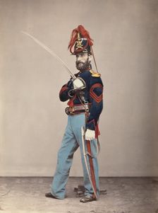 Light Artillery, Sergeant Major, 1866. Creator: Attributed to Oliver H. Willard