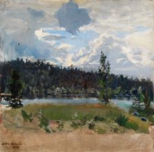 Light behind the Clouds, 1899. Creator: Akseli Gallen-Kallela