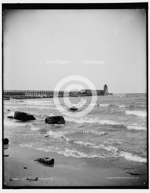 Light house, Charlevoix, between 1890 and 1901. Creator: Unknown.
