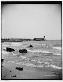 Light house, Charlevoix, between 1890 and 1901. Creator: Unknown