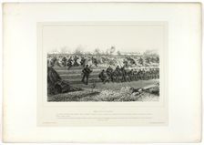 Light infantry ambush, from Souvenirs d’Italie: Expédition de Rome, 1858. Creator: Auguste Raffet