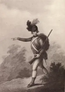 Light Infantry Man (1791) 1791 (1909). Artist: Francois David Soiron