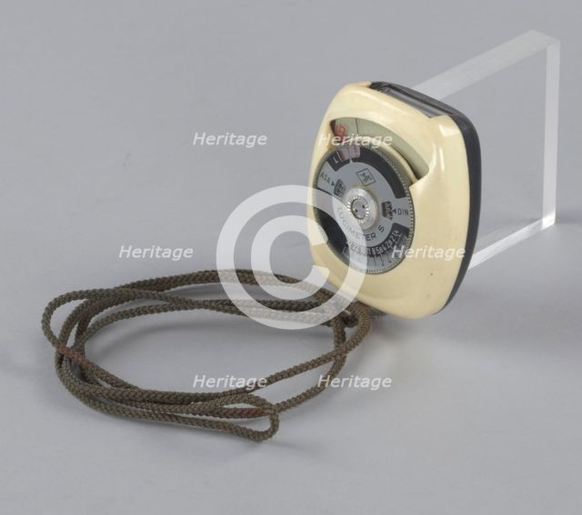 Light meter from the studio of H.C. Anderson, 1950s - 1970s. Creator: Agfa.