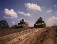 Light tanks, Fort Knox, Ky., 1942. Creator: Alfred T Palmer