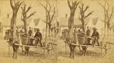 Lightwood Boy, [Boy in an oxcart loaded with kindling], (1868-1900?). Creator: Unknown