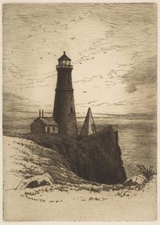 Lighthouse, 1880. Creator: Henry Farrer
