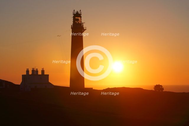 Lighthouse, Butt of Lewis, Lewis, Outer Hebrides, Scotland, 2009. Creator: Peter Thompson.