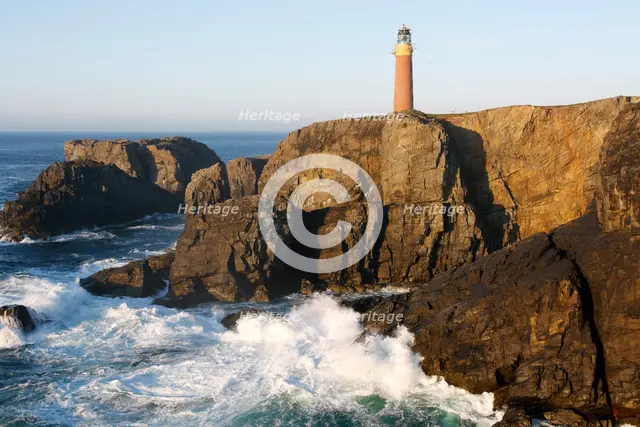 Lighthouse, Butt of Lewis, Lewis, Outer Hebrides, Scotland, 2009. Creator: Peter Thompson.