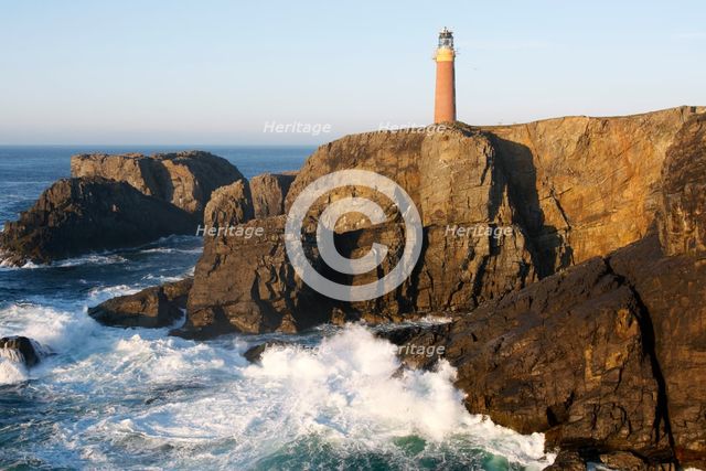 Lighthouse, Butt of Lewis, Lewis, Outer Hebrides, Scotland, 2009. Creator: Peter Thompson.