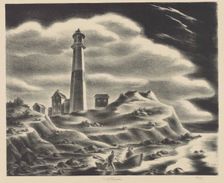Lighthouse, ca.1935 - 1943. Creator: Hugh Botts