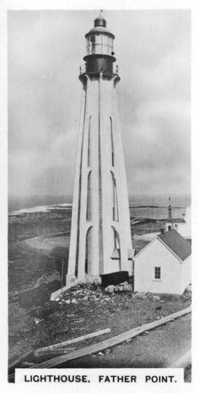 Lighthouse, Father Point, Quebec, Canada, c1920s