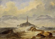 Lighthouse on the Norwegian Coast, probably 1860s. Creator: Peder Balke