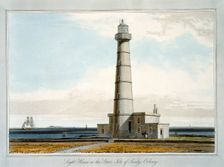 Lighthouse on the Start, Isle of Sandy, Orkney 1821. Creator: William Daniell