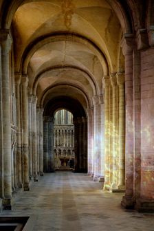 Lighting effect in St John's Church, Finchingfield, Essex, c1965-c1969. Artist: Laurence Goldman