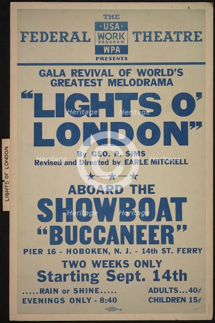 Lights O' London, Hoboken, NJ, [193-]. Creator: Unknown.