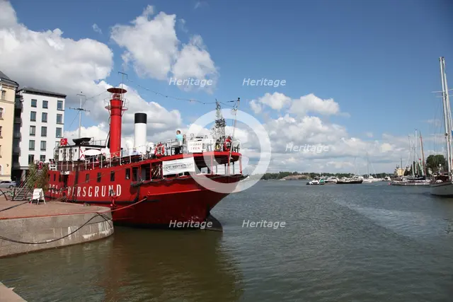 Lightship 'Relandersgrund', Helsinki, Finland, 2011. Creator: Sheldon Marshall.