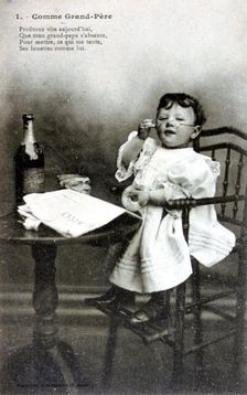 Like Grandather French Postcard, c1900