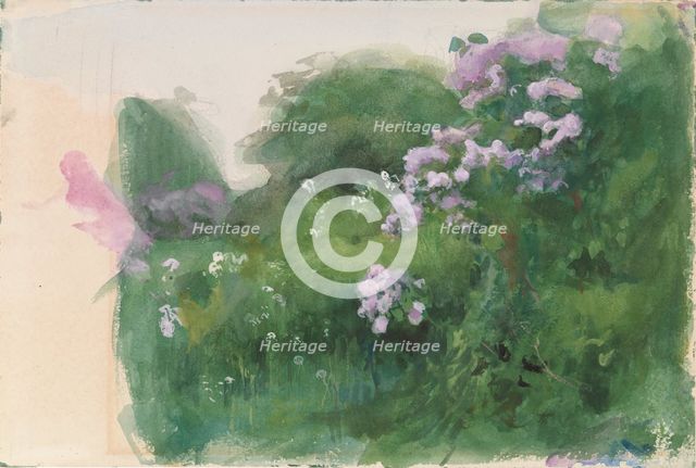 Lilac Bush, c1880-1937. Creator: Eero Jarnefelt.