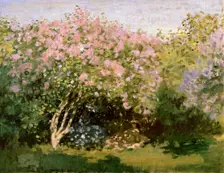 Lilac in the Sun 1872-1873. Artist: Claude Monet