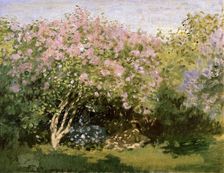 Lilac in the Sun 1872-1873. Artist: Claude Monet