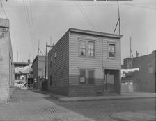 Lilac Street, Mission District, San Francisco, California, 1938. Creator: Dorothea Lange