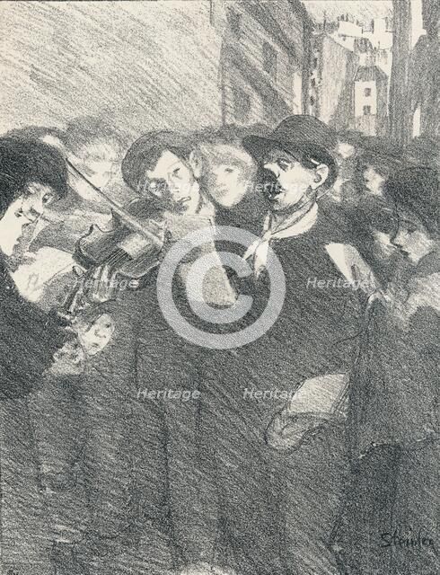 L'ile Des Baisers from Chansons De Femmes, 1897, (1898). Artist: Theophile Alexandre Steinlen