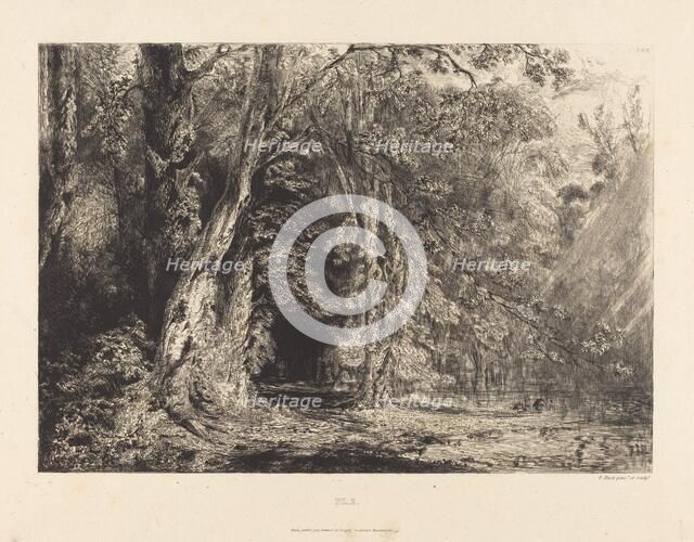 L'Ile Séguin in Flood, 1833. Creator: Paul Huet.
