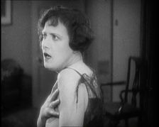 Lilian Hall-Davis Acting in a Scene, 1920s. Creator: British Pathe Ltd