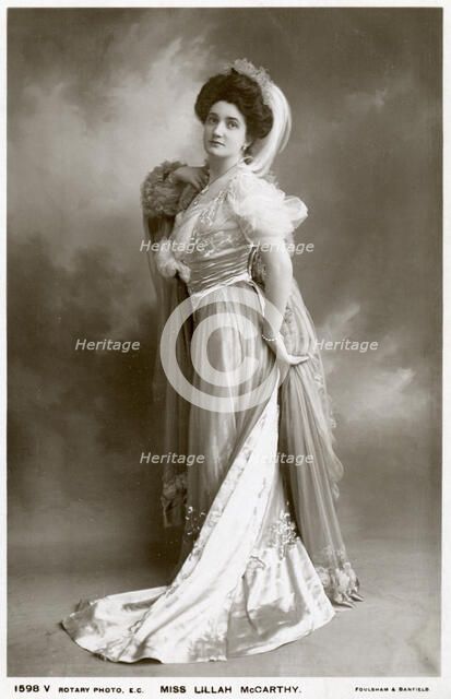 Lillah McCarthy, British actress and theatrical manager, c1900s(?).Artist: Rotary Photo