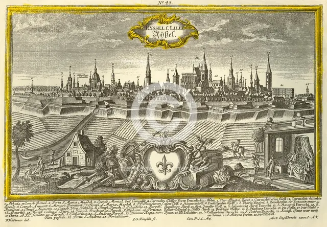 Lille, c1740.  Creator: Johann Georg Ringlin.