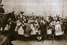 Lille delivered, France, World War I, 1918. Creator: Unknown