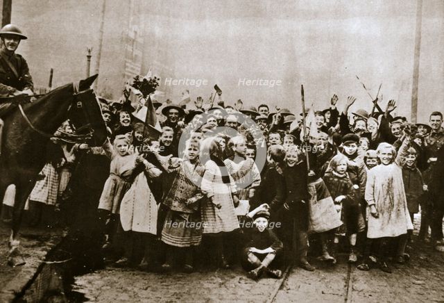 Lille delivered, France, World War I, 1918. Creator: Unknown.