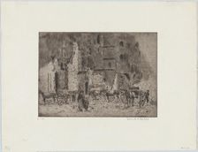 Lille: Ruine, 1916. Creator: Ernst Oppler