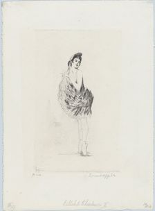 Lillebil Christensen II, 1920. Creator: Ernst Oppler