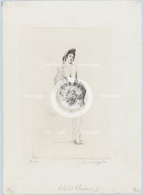 Lillebil Christensen II, 1920. Creator: Ernst Oppler.