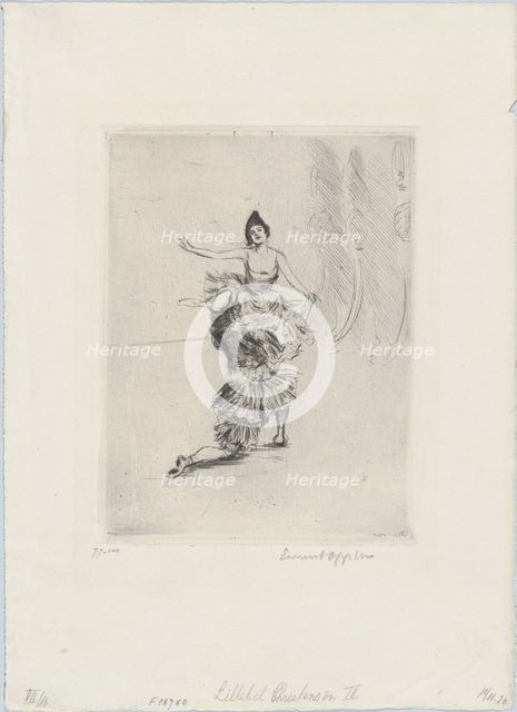 Lillebil Christensen IV, 1920. Creator: Ernst Oppler.