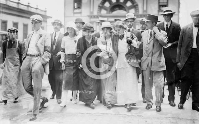 Lillian Rubel, Becky Edelson, Louise Berger and Berkman, 1914. Creator: Bain News Service.