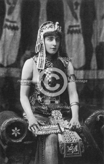 Lillie Langtry as Cleopatra, c1890. Artist: Unknown