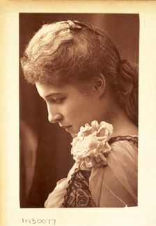 Lillie Langtry in Peril c1885. Creator: Unknown
