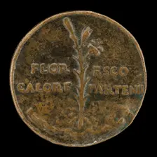 Lily and Inscription [reverse]. Creator: Lysippus Junior