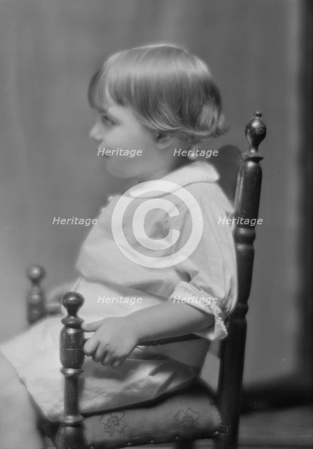 Lily baby, portrait photograph, 1914 Sept. 2. Creator: Arnold Genthe.