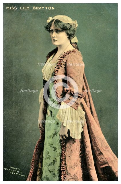 Lily Brayton, British actress, c1900-1919.Artist: Johnston & Hoffman