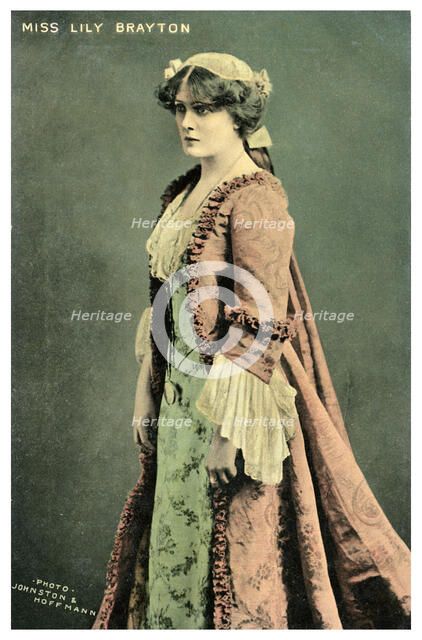 Lily Brayton, British actress, c1900-1919.Artist: Johnston & Hoffman