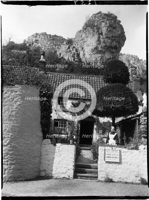 Lily Cottage, Cliff Road, Cheddar, Sedgemoor, Somerset, 1907. Creator: Katherine Jean Macfee.