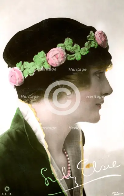 Lily Elsie (1886-1962), English actress, early 20th century.Artist: Rita Martin
