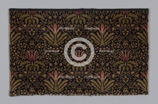 Lily (Fragment), England, 1870/77 (produced c. 1875/1940). Creator: William Morris.