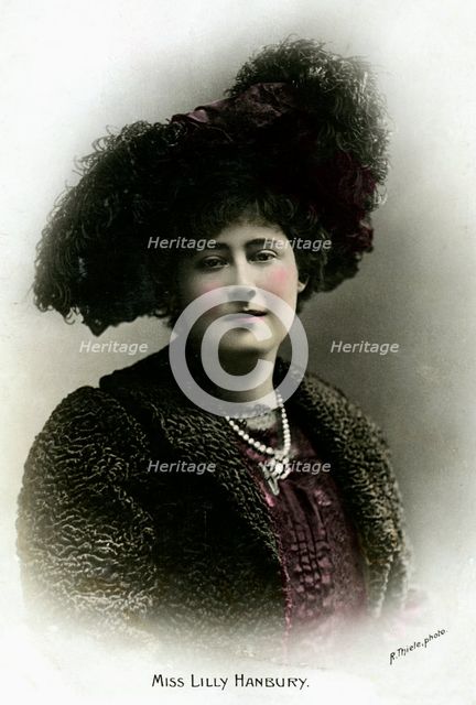 Lily Hanbury (1874-1908), English actress, early 20th century.Artist: Reinhold Thiele