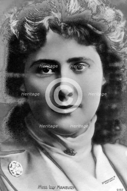 Lily Hanbury (1874-1908), English actress, early 20th century.Artist: Stereoscopic Company