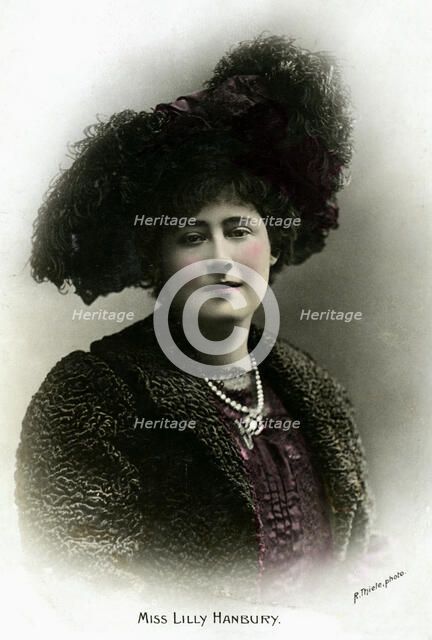 Lily Hanbury (1874-1908), English actress, early 20th century.Artist: Reinhold Thiele